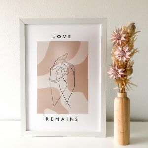 LOVE REMAINS POSTER